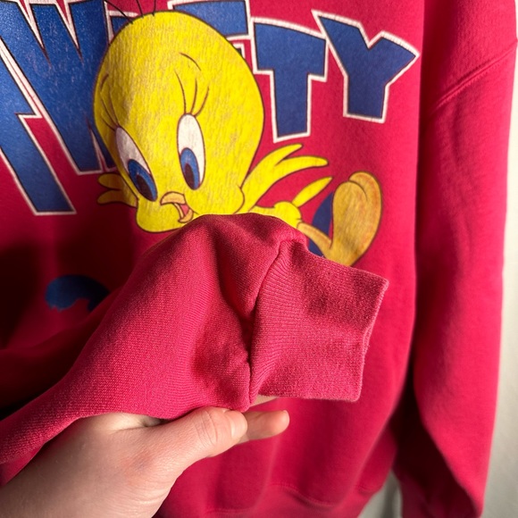 Vintage tweety pink crewneck - Picture 4 of 7